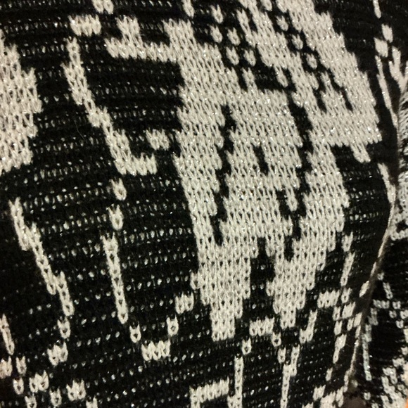 Vintage 80s sparkly abstract art sweater - Picture 3 of 10